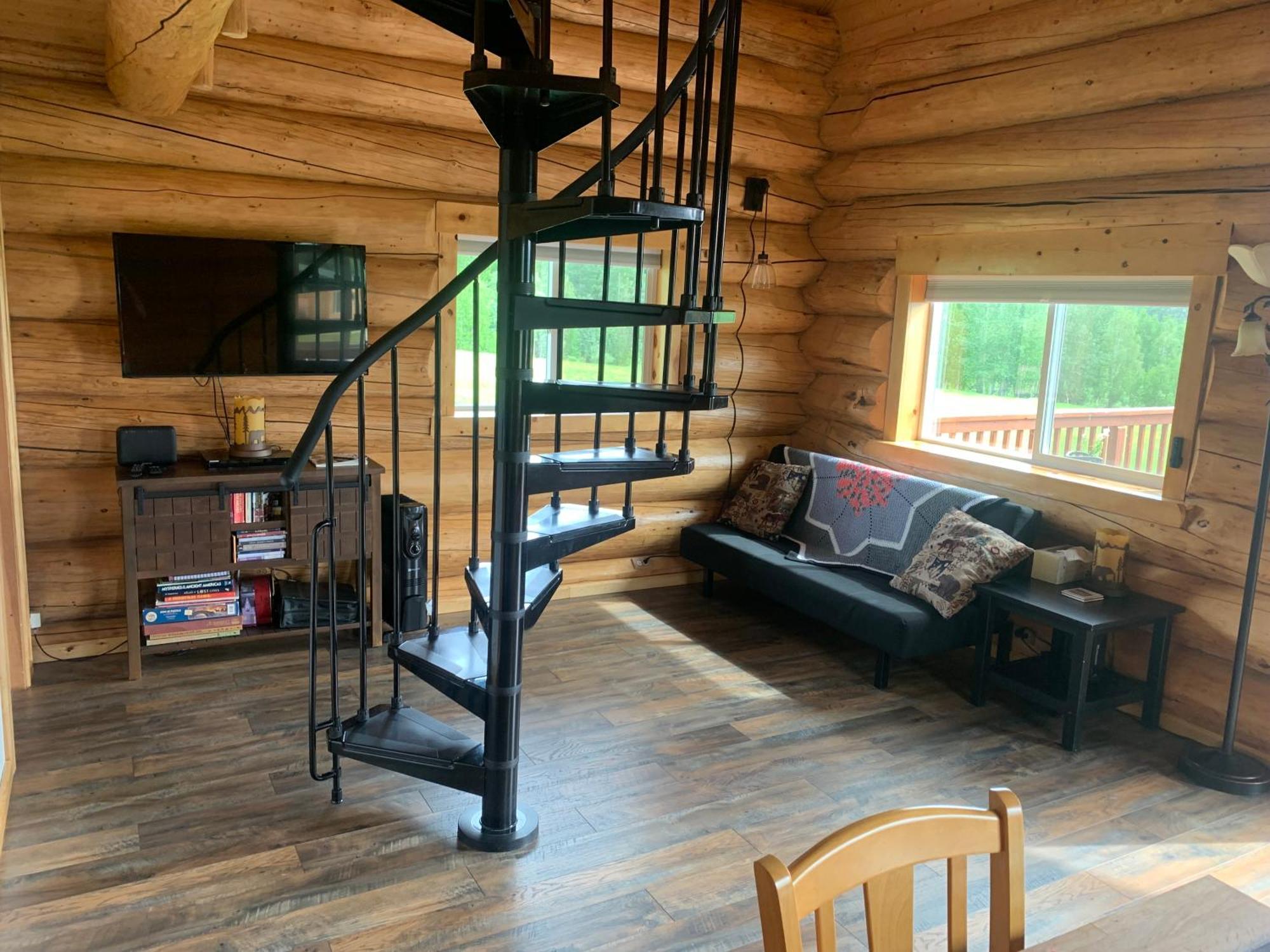 Secluded Log Cabin, 30 Min From Chena Hot Springs Pleasant Valley Екстериор снимка